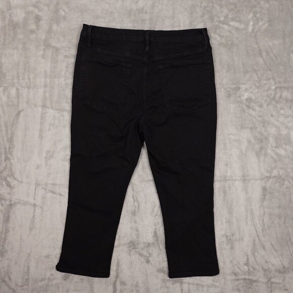 Frame‎ jeans capri women's 30 black denim - Picture 9 of 10